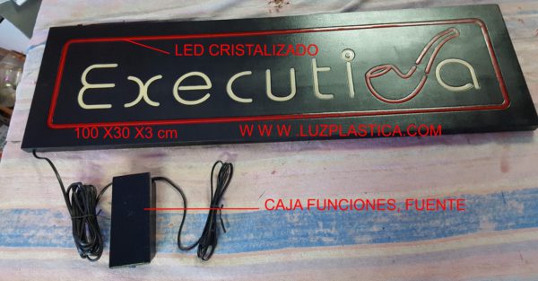 EXECUTIVA  Rótulos neón led-cristal 100X30 ref P-2067-1 PLANCHA - Imagen 6