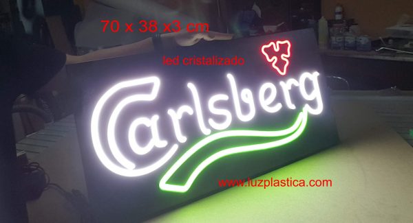 CARLSBERG Rótulos neón led-cristal ref  P-2071  PLANCHA - Imagen 5