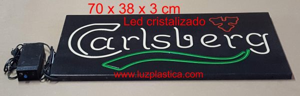 CARLSBERG Rótulos neón led-cristal ref  P-2071  PLANCHA - Imagen 3