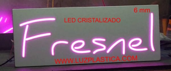 FRESNEL  Rótulos neón led-cristal P-2077-1 PLANCHA