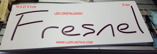 FRESNEL  Rótulos neón led-cristal P-2077-1 PLANCHA - Imagen 5